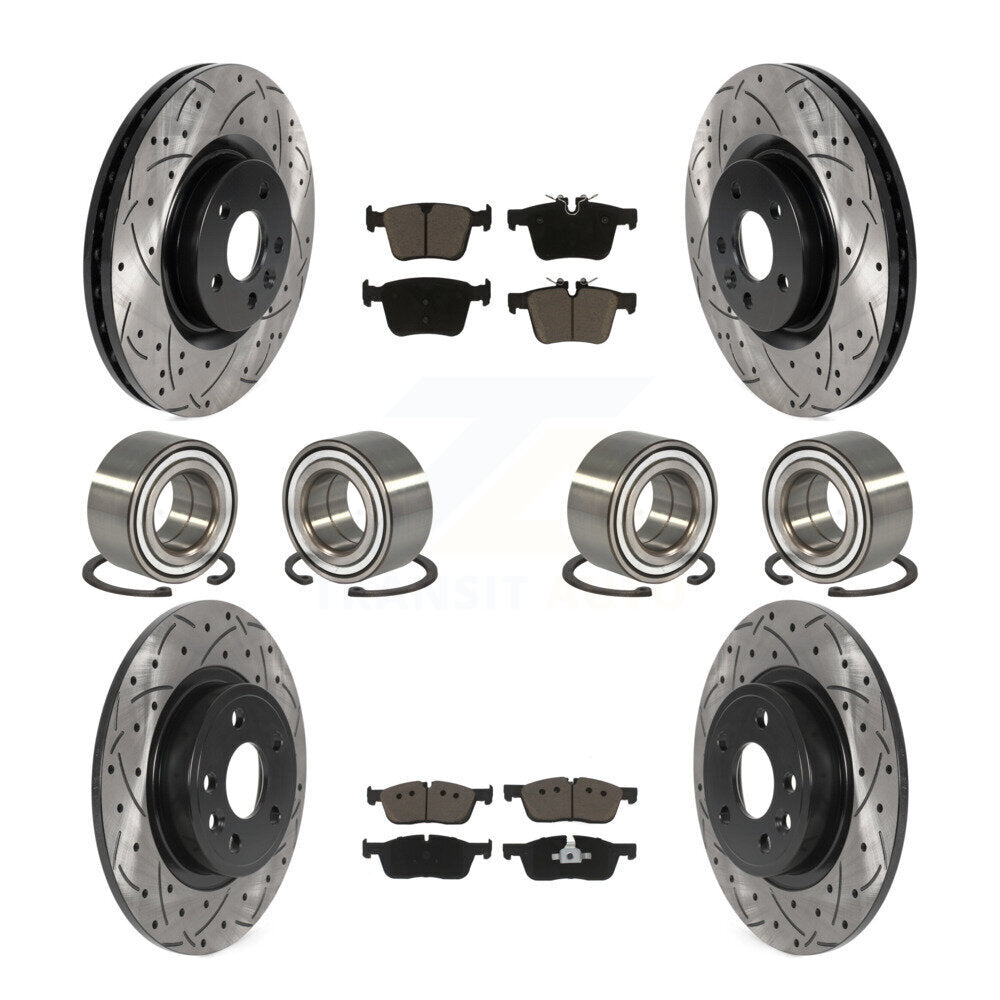 [Avant + Arrière] Kit de Roulement de roue pour 2015-2017 Land Rover Discovery Sport KBB-117781