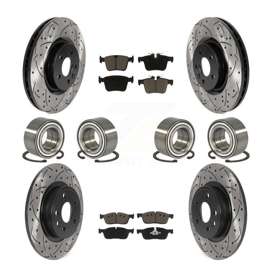 [Avant + Arrière] Kit de Roulement de roue pour 2015-2017 Land Rover Discovery Sport KBB-117781