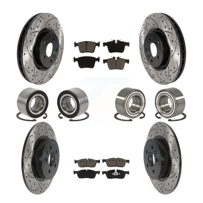 [Avant + Arrière] Kit de Roulement de roue pour 2016-2018 Land Rover Range Evoque avec 325mm Diameter Rotor KBB-117782
