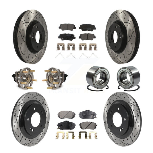 [Avant + Arrière] Kit de Roulement de roue pour 2016 Kia Soul EV From Chassis VIN #160921 KBB-117790