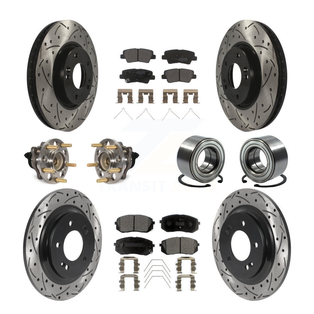 [Avant + Arrière] Kit de Roulement de roue pour 2017-2018 Kia Soul EV KBB-117791