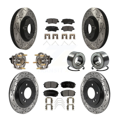[Avant + Arrière] Kit de Roulement de roue pour 2017-2018 Kia Soul EV KBB-117791