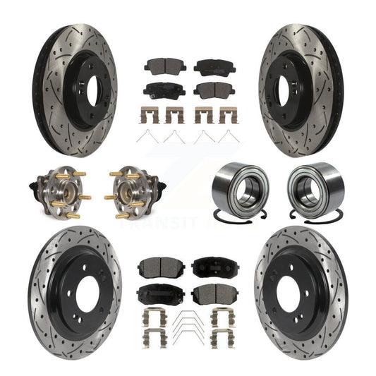 [Avant + Arrière] Kit de Roulement de roue pour 2017-2018 Kia Soul EV KBB-117791