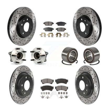 [Avant + Arrière] Kit de Roulement de roue pour 2009-2013 Mazda 6 2.5L KBB-117792