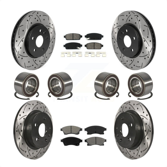 [Avant + Arrière] Kit de Roulement de roue pour 2013-2017 Buick Encore Chevrolet Trax AWD KBB-117807 par Transit Auto