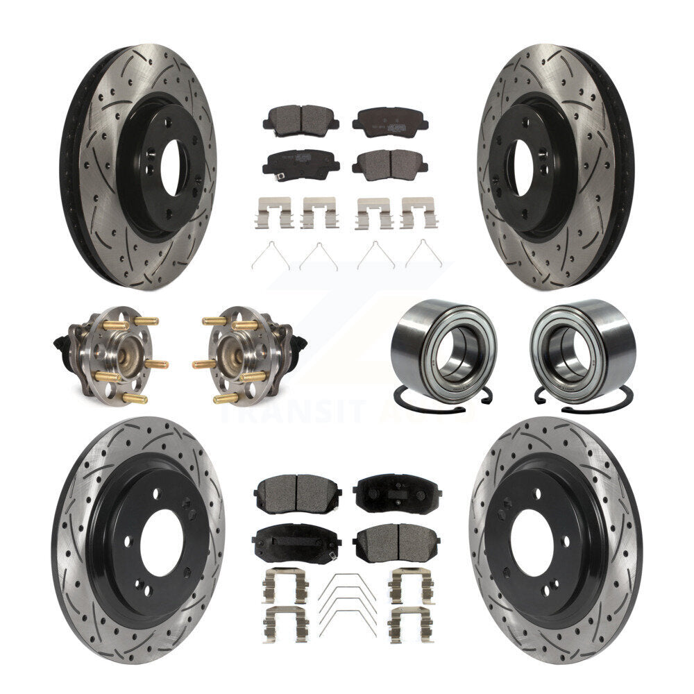 [Avant + Arrière] Kit de Roulement de roue pour 2017-2018 Kia Soul EV KBB-117809