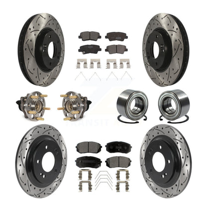 [Avant + Arrière] Kit de Roulement de roue pour 2017-2018 Kia Soul EV KBB-117809
