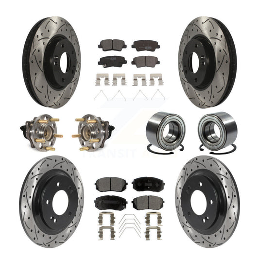 [Avant + Arrière] Kit de Roulement de roue pour 2017-2018 Kia Soul EV KBB-117809
