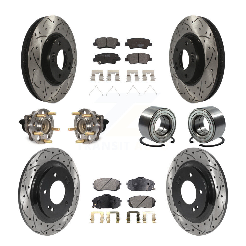 [Avant + Arrière] Kit de Roulement de roue pour 2016 Kia Soul EV From Chassis VIN #160921 KBB-117811