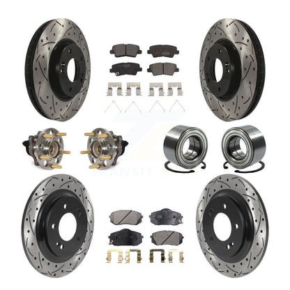 [Avant + Arrière] Kit de Roulement de roue pour 2016 Kia Soul EV From Chassis VIN #160921 KBB-117811
