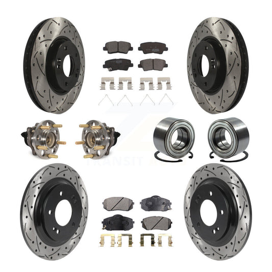 [Avant + Arrière] Kit de Roulement de roue pour 2016 Kia Soul EV From Chassis VIN #160921 KBB-117811
