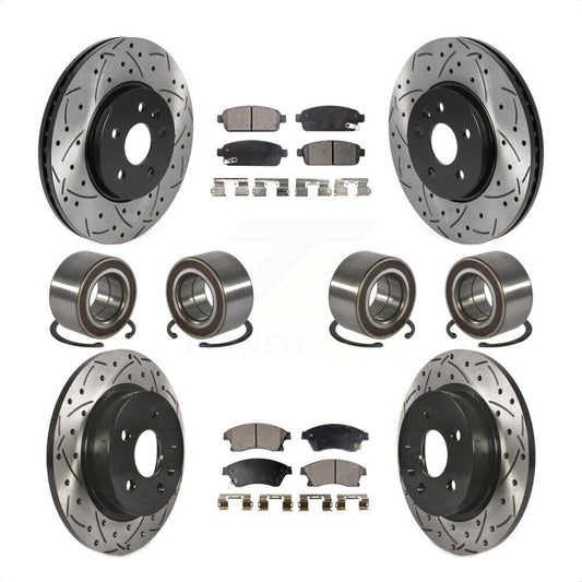 [Avant + Arrière] Kit de Roulement de roue pour 2013-2017 Buick Encore Chevrolet Trax AWD KBB-117816 par Transit Auto