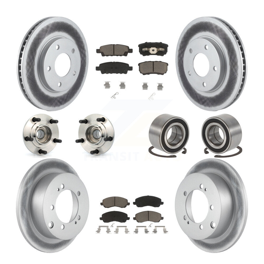 [Avant + Arrière] Kit de Roulement de roue pour 2004-2006 Mitsubishi Lancer Ralliart KBB-117820