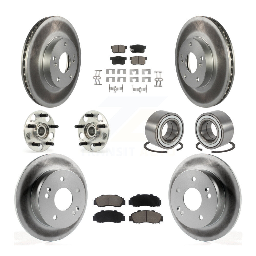[Avant + Arrière] Kit de Roulement de roue pour 1998-2002 Honda Accord 3.0L avec rear brakes KBB-117821