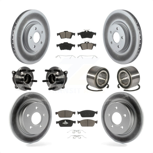 [Avant + Arrière] Kit de Roulement de roue pour 2013 Ford Focus ST sans Active Park Assist KBB-117833 par Transit Auto