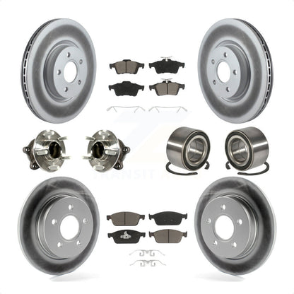 [Avant + Arrière] Kit de Roulement de roue pour 2013 Ford Focus ST avec GAS engine avec Parking Assist KBB-117834 par Transit Auto