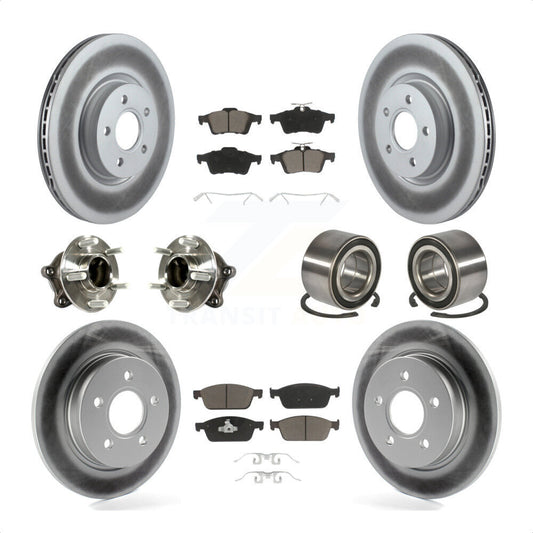[Avant + Arrière] Kit de Roulement de roue pour 2013 Ford Focus ST avec GAS engine avec Parking Assist KBB-117834 par Transit Auto