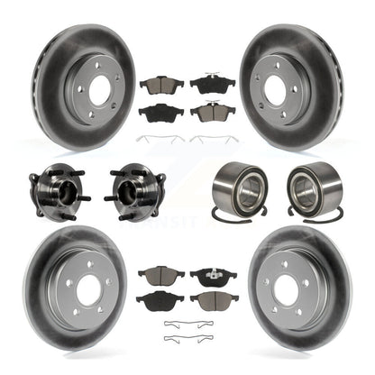 [Avant + Arrière] Kit de Roulement de roue pour Ford Focus sans Active Park Assist KBB-117835