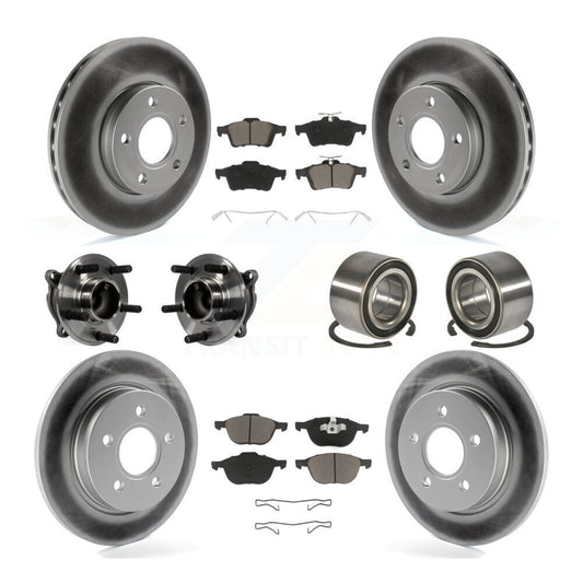 [Avant + Arrière] Kit de Roulement de roue pour Ford Focus sans Active Park Assist KBB-117835
