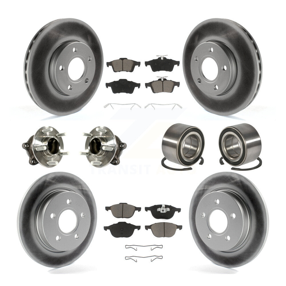 [Avant + Arrière] Kit de Roulement de roue pour Ford Focus avec Parking Assist KBB-117836