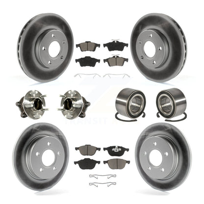 [Avant + Arrière] Kit de Roulement de roue pour Ford Focus avec Parking Assist KBB-117836
