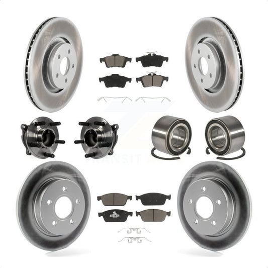 [Avant + Arrière] Kit de Roulement de roue pour Ford Focus sans Active Park Assist KBB-117839 par Transit Auto