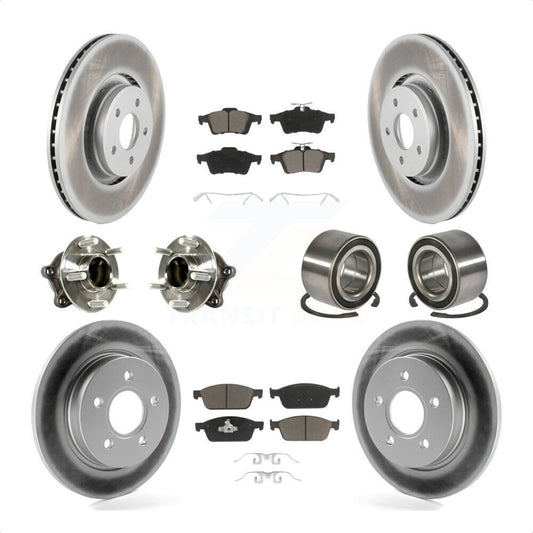 [Avant + Arrière] Kit de Roulement de roue pour Ford Focus avec Parking Assist KBB-117840 par Transit Auto