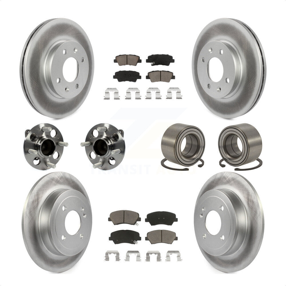 [Avant + Arrière] Kit de Roulement de roue pour 2012-2017 Hyundai Accent KBB-117844 par Transit Auto