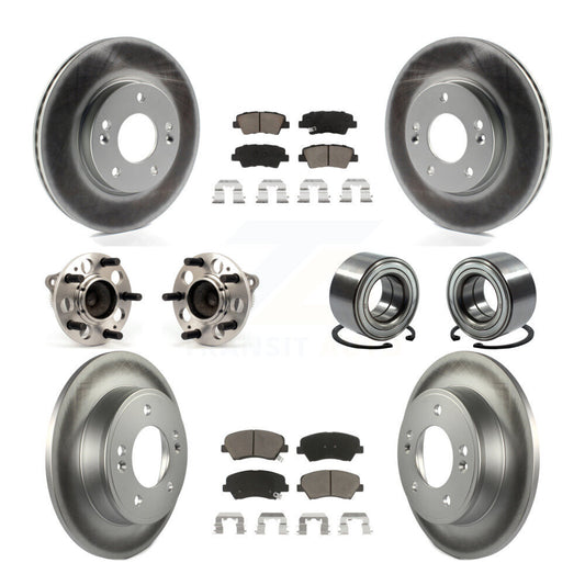 [Avant + Arrière] Kit de Roulement de roue pour Hyundai Elantra Kia Forte Veloster GT Forte5 Coupe Koup KBB-117845