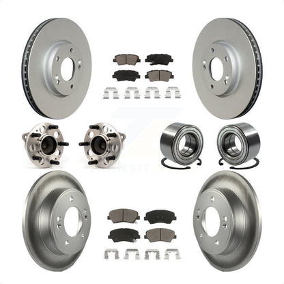 [Avant + Arrière] Kit de Roulement de roue pour 2015 Hyundai Veloster Tech RE FLEX SE KBB-117851 par Transit Auto