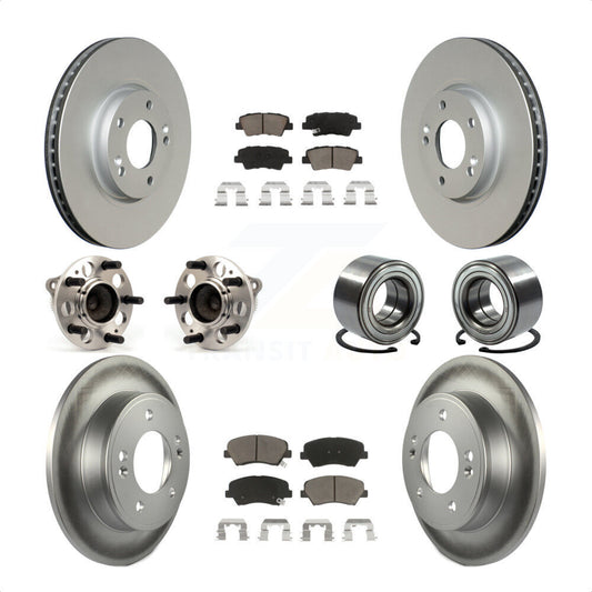 [Avant + Arrière] Kit de Roulement de roue pour 2015 Hyundai Veloster Tech RE FLEX SE KBB-117851 par Transit Auto