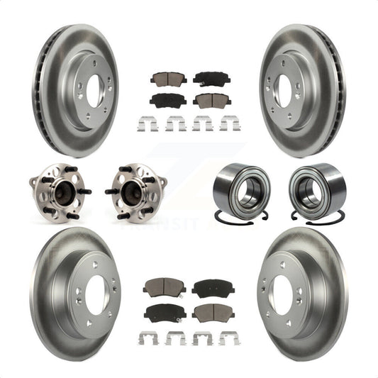 [Avant + Arrière] Kit de Roulement de roue pour 2014 Kia Forte5 EX KBB-117853 par Transit Auto