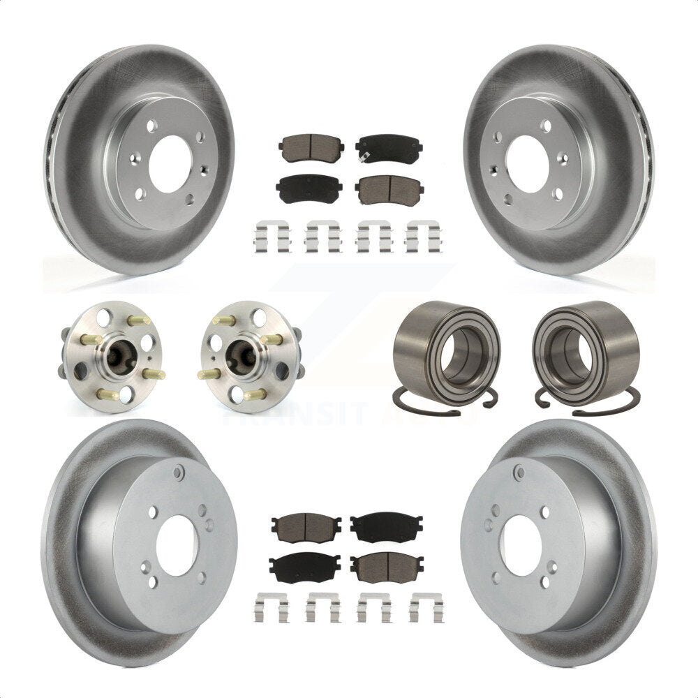 [Avant + Arrière] Kit de Roulement de roue pour Hyundai Accent Kia Rio Rio5 KBB-117854 par Transit Auto
