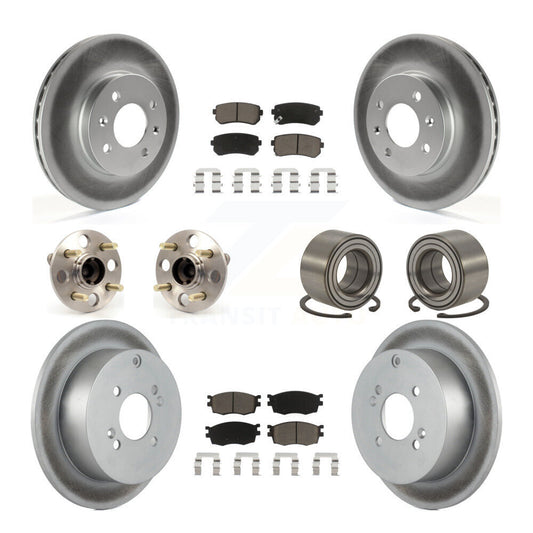 [Avant + Arrière] Kit de Roulement de roue pour Hyundai Accent Kia Rio Rio5 Non-ABS KBB-117855