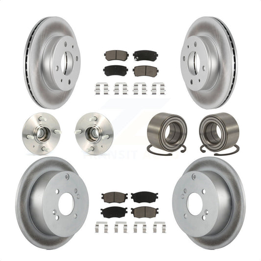 [Avant + Arrière] Kit de Roulement de roue pour 2006 Hyundai Accent Hatchback avec Non-ABS KBB-117856 par Transit Auto