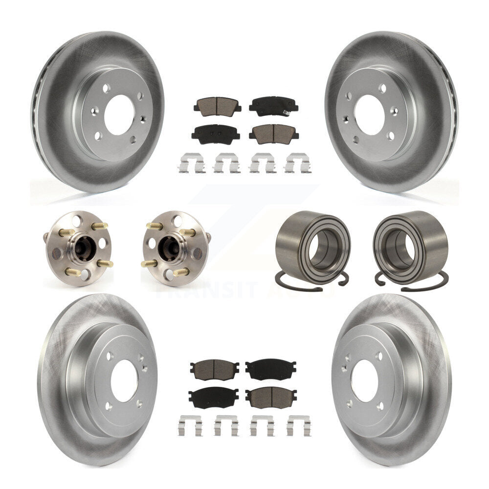[Avant + Arrière] Kit de Roulement de roue pour 2011 Hyundai Accent Non-ABS KBB-117858