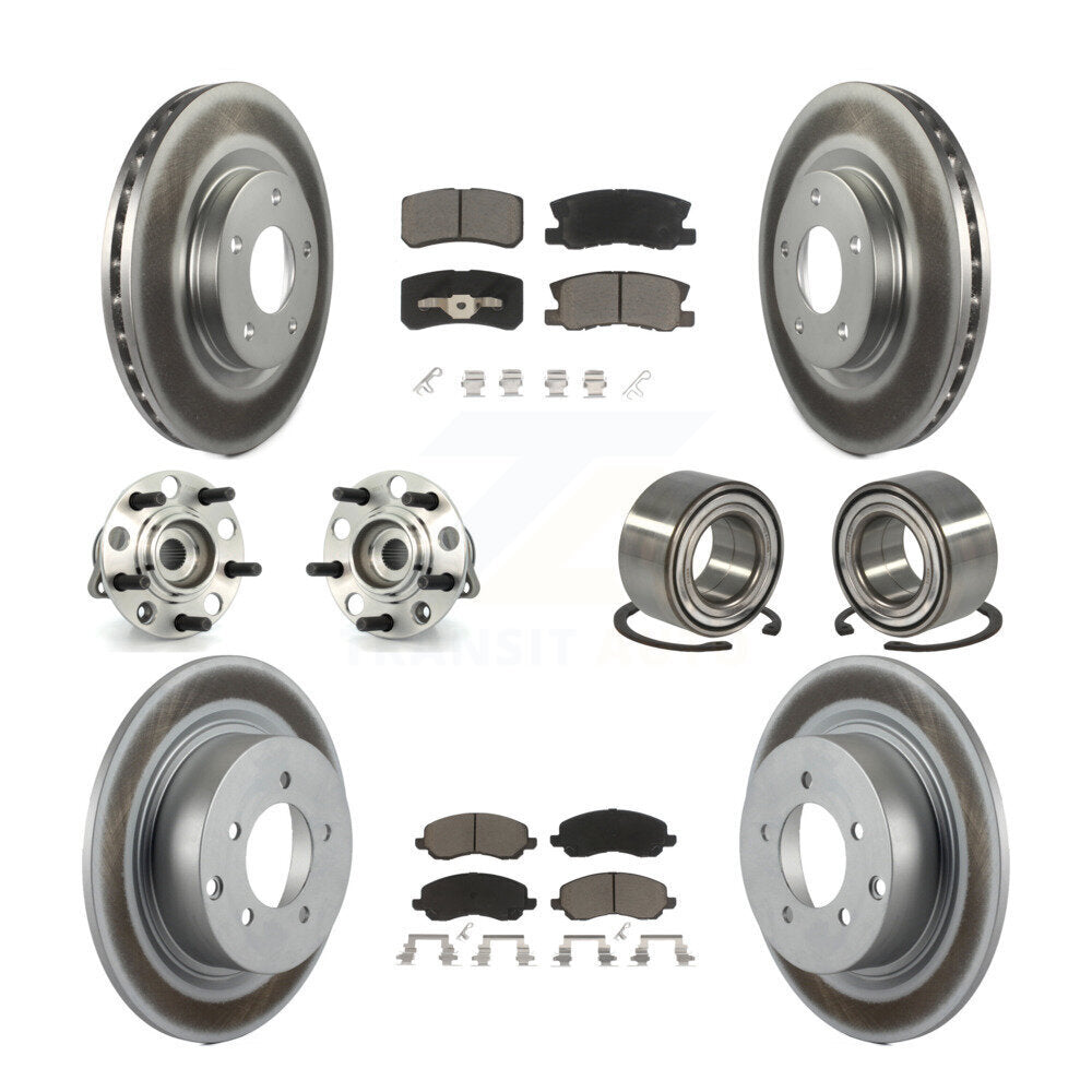 [Avant + Arrière] Kit de Roulement de roue pour Jeep Patriot Compass avec 302mm Diameter Rotor KBB-117864