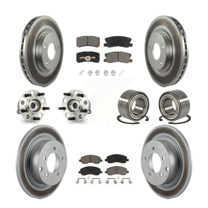 [Avant + Arrière] Kit de Roulement de roue pour Jeep Patriot Compass avec 302mm Diameter Rotor KBB-117864