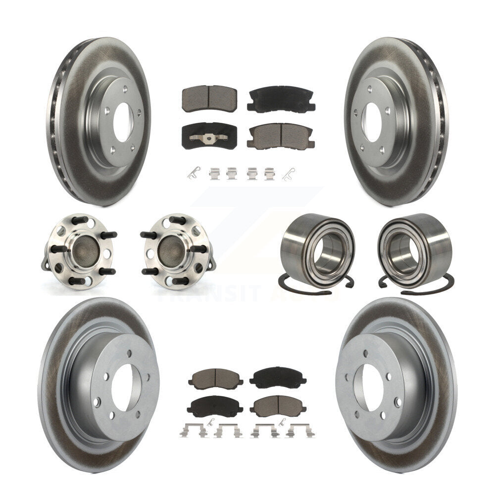 [Avant + Arrière] Kit de Roulement de roue pour Jeep Patriot Compass avec 302mm Diameter Rotor FWD KBB-117865