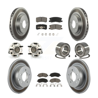 [Avant + Arrière] Kit de Roulement de roue pour Jeep Patriot Compass avec 302mm Diameter Rotor FWD KBB-117865