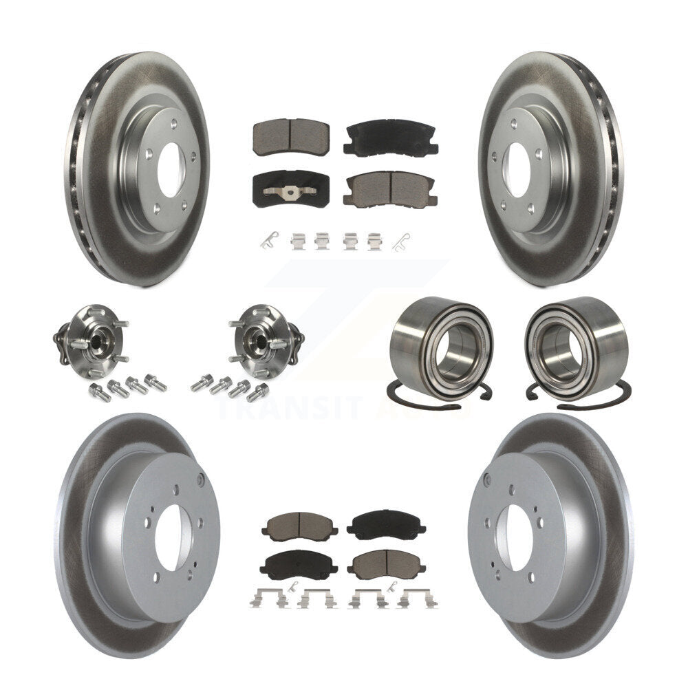 [Avant + Arrière] Kit de Roulement de roue pour Mitsubishi Outlander sans 7 Passenger Seating KBB-117873