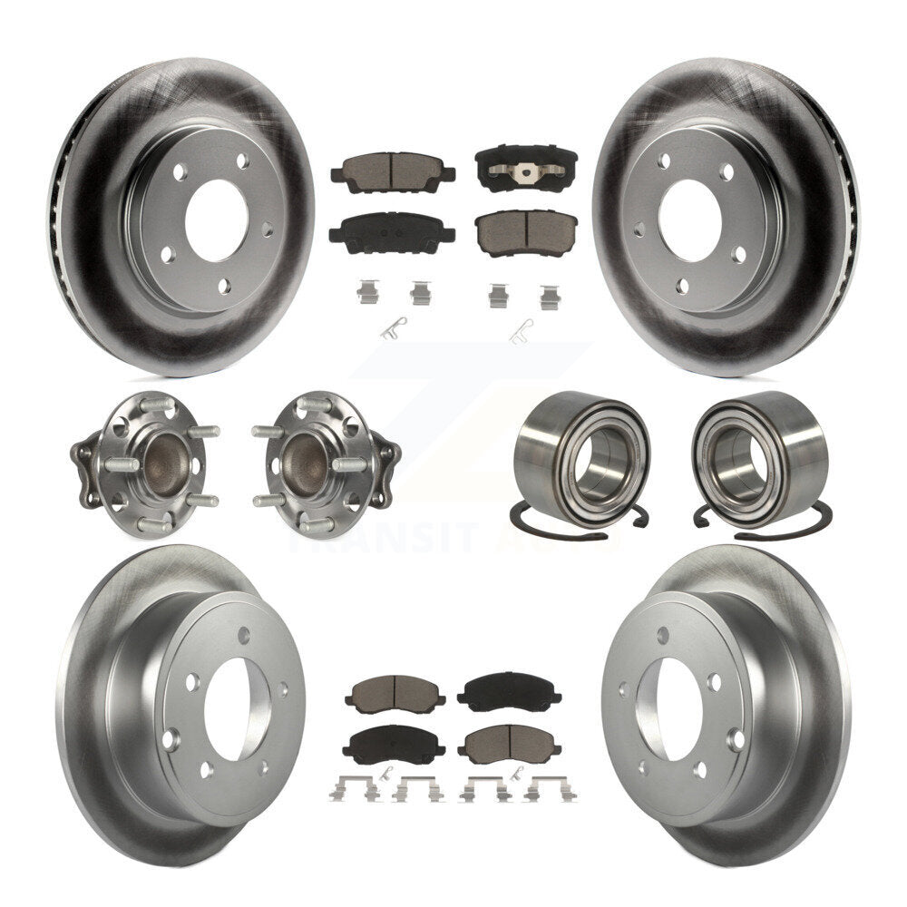 [Avant + Arrière] Kit de Roulement de roue pour 2008-2009 Mitsubishi Lancer DE avec FWD Non-ABS KBB-117879
