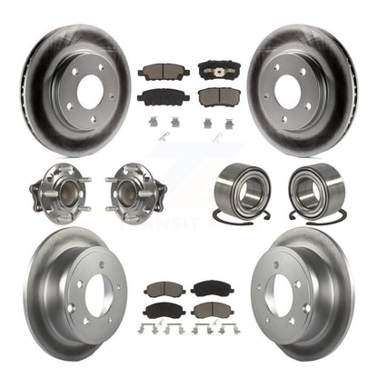 [Avant + Arrière] Kit de Roulement de roue pour 2008-2009 Mitsubishi Lancer DE avec FWD Non-ABS KBB-117879