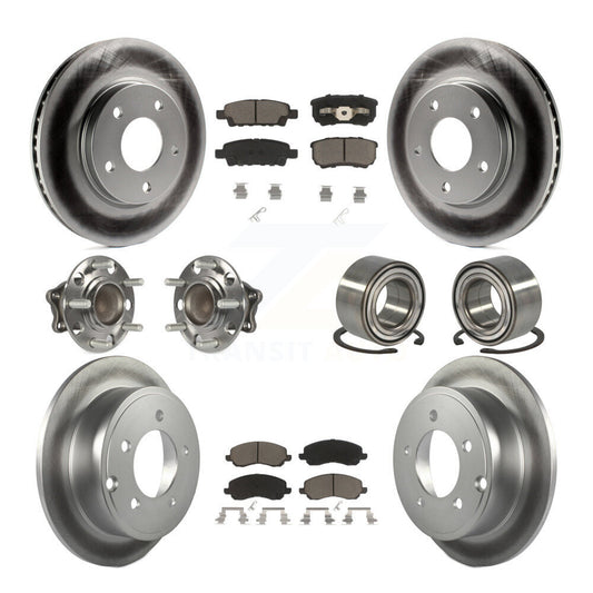 [Avant + Arrière] Kit de Roulement de roue pour 2008-2009 Mitsubishi Lancer DE avec FWD Non-ABS KBB-117879