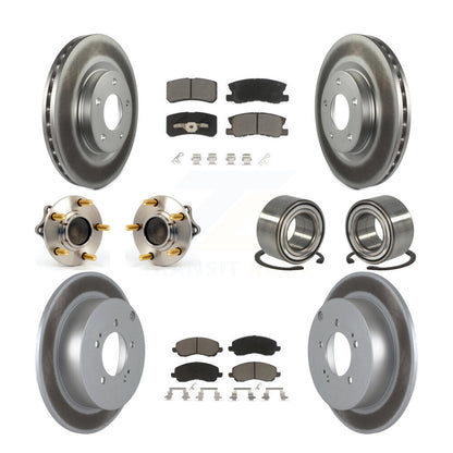 [Avant + Arrière] Kit de Roulement de roue pour 2011 Mitsubishi Outlander FWD avec 3.0L sans 7 Passenger Seating KBB-117880