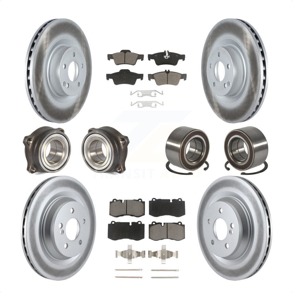 [Avant + Arrière] Kit de Roulement de roue pour Mercedes-Benz S550 CL550 S350 KBB-117899 par Transit Auto