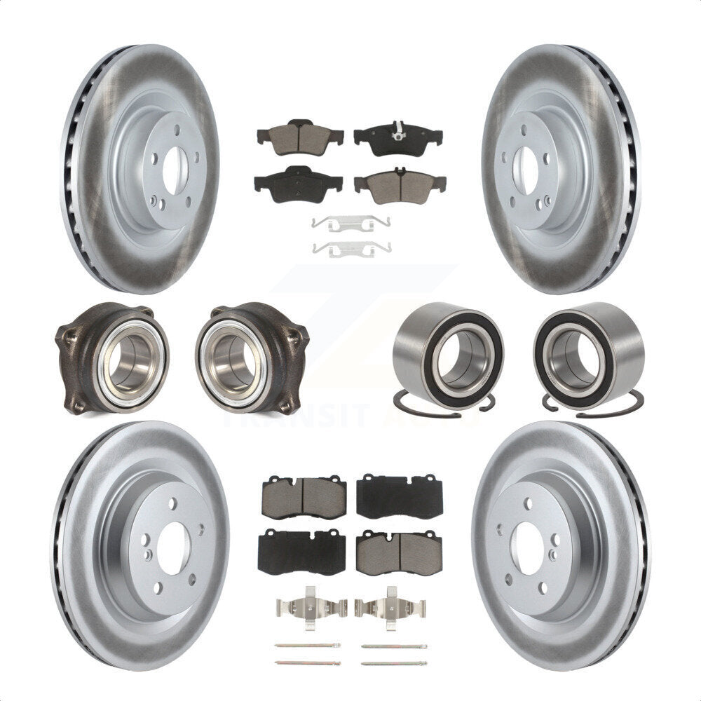 [Avant + Arrière] Kit de Roulement de roue pour 2009 Mercedes-Benz S450 sans Sport Package KBB-117901 par Transit Auto