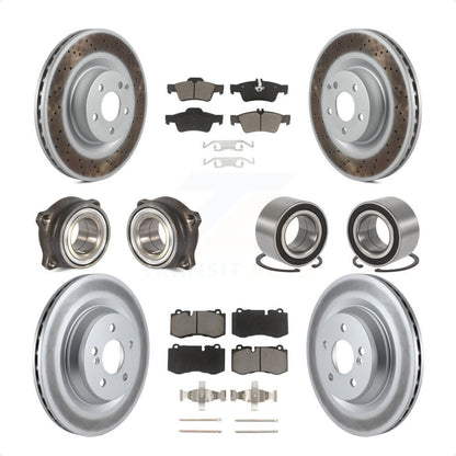 [Avant + Arrière] Kit de Roulement de roue pour 2009 Mercedes-Benz S450 sans Sport Package KBB-117902 par Transit Auto