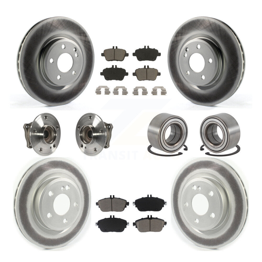 [Avant + Arrière] Kit de Roulement de roue pour 2015-2017 Mercedes-Benz GLA250 FWD avec Vented KBB-117903