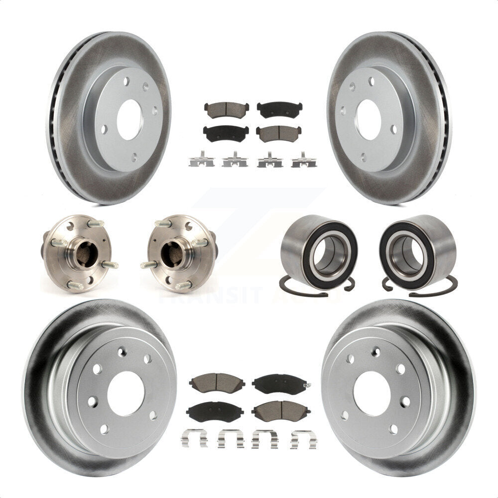 [Avant + Arrière] Kit de Roulement de roue pour Suzuki Forenza Reno Chevrolet Optra 4-Wheel ABS KBB-117913 par Transit Auto